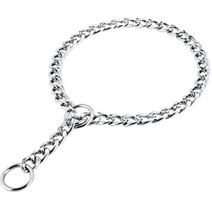 PETTOM Collier Étrangleur pour Chien, Collier Métal pour Chiens, Colliers Chaine pour Chien Chiot en Fer Solide, Collier de Dressage pour Chiens (Fer, 50cm) - Publicité PETTOM Collier Étrangleur pour Chien, Collier Métal pour Chiens, Colliers Chaine pour Chien Chiot en Fer Solide, Collier de Dressage pour Chiens (Fer, 50cm) - Publicité