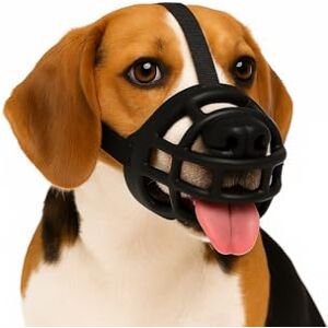 FLAMINGO Museliere pour Chiens – Muzzle Benzo Noir – Taille M – Silicone Souple – Sangles Réglables – Sécurité et Confort - Publicité FLAMINGO Museliere pour Chiens – Muzzle Benzo Noir – Taille M – Silicone Souple – Sangles Réglables – Sécurité et Confort - Publicité