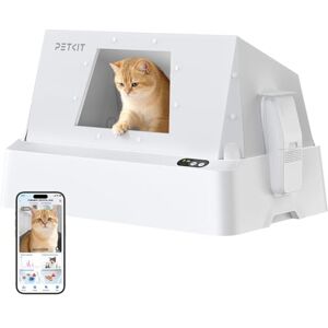 PETKIT PUROBOT Crystal Duo Litiere Chat Autonettoyante avec Capot, Bac Litière Autonettoyante Révolutionnant avec Caméra IA, Espace Ouvert,Surveillance de Santé, Anti-pincement,Double Désodorisation - Publicité PETKIT PUROBOT Crystal Duo Litiere Chat Autonettoyante avec Capot, Bac Litière Autonettoyante Révolutionnant avec Caméra IA, Espace Ouvert,Surveillance de Santé, Anti-pincement,Double Désodorisation - Publicité