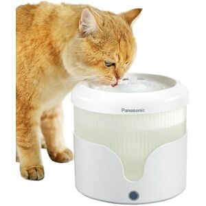 Panasonic CP-JNW01CW Fontaine pour Animaux de Compagnie, Fontaine à Eau pour Chats et Chiens de Petite et Moyenne Taille, 1,9L, Filtration 4 Couches, Ultra Silencieuse, 2 Modes d'Abreuvement, Blanc - Publicité Panasonic CP-JNW01CW Fontaine pour Animaux de Compagnie, Fontaine à Eau pour Chats et Chiens de Petite et Moyenne Taille, 1,9L, Filtration 4 Couches, Ultra Silencieuse, 2 Modes d'Abreuvement, Blanc - Publicité