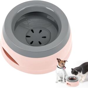 Qianyou 750ML Gamelle Anti Glouton, Accessoire Chien Chat de Base en Plastique en Voyage, Anti Débordement, Eclaboussure Goutte Amovible Portable Distributeur Eau pour Pet Lapin Chiens, Rose - Publicité Qianyou 750ML Gamelle Anti Glouton, Accessoire Chien Chat de Base en Plastique en Voyage, Anti Débordement, Eclaboussure Goutte Amovible Portable Distributeur Eau pour Pet Lapin Chiens, Rose - Publicité
