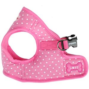 Puppia Dotty Step-in Gilet pour Chien sans Traction, sans étranglement, Facile à Porter, pour Dressage et Promenade pour Petit Chien, Taille L, Rose - Publicité Puppia Dotty Step-in Gilet pour Chien sans Traction, sans étranglement, Facile à Porter, pour Dressage et Promenade pour Petit Chien, Taille L, Rose - Publicité