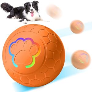 BORDEAG Balle Interactive pour Chien, Jouets Interactifs pour Chiens avec Lumière LED, Balle Rebondissante pour Chien en Mouvement, Rechargeable par USB, Balle Chien pour Moyens, Grande Chiens (Orange) - Publicité BORDEAG Balle Interactive pour Chien, Jouets Interactifs pour Chiens avec Lumière LED, Balle Rebondissante pour Chien en Mouvement, Rechargeable par USB, Balle Chien pour Moyens, Grande Chiens (Orange) - Publicité