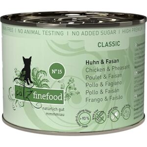 Catz finefood 6 x No. 15 poulet & Faisan 200 g, Nourriture humide, doublure chat - Publicité Catz finefood 6 x No. 15 poulet & Faisan 200 g, Nourriture humide, doublure chat - Publicité