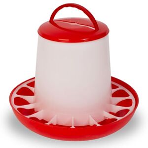 EBERTH Distributeur automatique de nourriture pour volailles avec capacité de 3 kg, Mangeoire pour poules, PP-Copolymer, accessoires pour exploitations agricoles, poignée de transport - Publicité EBERTH Distributeur automatique de nourriture pour volailles avec capacité de 3 kg, Mangeoire pour poules, PP-Copolymer, accessoires pour exploitations agricoles, poignée de transport - Publicité