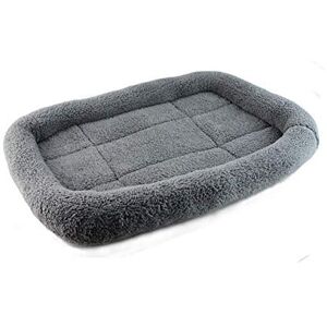 ZYUEER lit Panier Coussin de Couchage pour Chien Chat Doux Chaud Confortable Maison Kennel (40 * 27cm, Gris) - Publicité