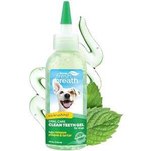 TropiClean - Fresh Breath - 4 Oz - Grand - Dental Gel - Publicité TropiClean - Fresh Breath - 4 Oz - Grand - Dental Gel - Publicité