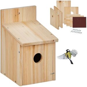 RELAXDAYS Kit Maison d'Oiseaux en Bois pour Petits Oiseaux - Publicité RELAXDAYS Kit Maison d'Oiseaux en Bois pour Petits Oiseaux - Publicité