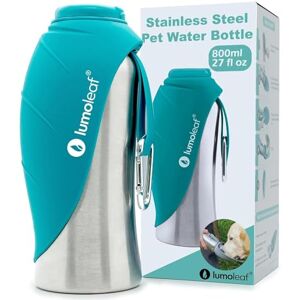LumoLeaf Bouteilles d'eau Portables pour Chien de 800 ML, Distributeur d'eau de Voyage en Acier Inoxydable pour la Marche, la randonnée et l'extérieur, Bol d'eau Portable pour Grands (Blau/800ml) - Publicité LumoLeaf Bouteilles d'eau Portables pour Chien de 800 ML, Distributeur d'eau de Voyage en Acier Inoxydable pour la Marche, la randonnée et l'extérieur, Bol d'eau Portable pour Grands (Blau/800ml) - Publicité