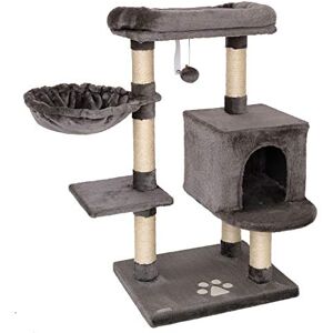 Arbre à chat Lionto - Hauteur 93 cm - Gris foncé - Publicité Arbre à chat Lionto - Hauteur 93 cm - Gris foncé - Publicité