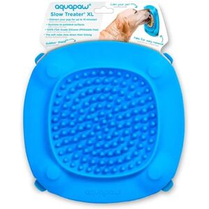 Aquapaw Slow Treater Licking Mat - XL - Bleu - Licking Mat - Publicité Aquapaw Slow Treater Licking Mat - XL - Bleu - Licking Mat - Publicité