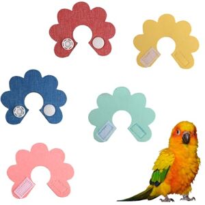 MiOYOOW Lot de 5 Colliers Élisabéthains pour Oiseaux en EVA, Protection Anti-Morsure et Picage, Réglable et Léger, pour Perruches Calopsittes Inséparables Canaris, Tailles S à XL, Couleurs Assorties - Publicité MiOYOOW Lot de 5 Colliers Élisabéthains pour Oiseaux en EVA, Protection Anti-Morsure et Picage, Réglable et Léger, pour Perruches Calopsittes Inséparables Canaris, Tailles S à XL, Couleurs Assorties - Publicité
