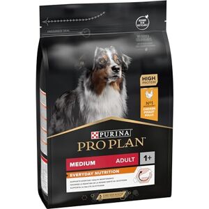 Pro Plan PURINA Everyday Nutrition Croquettes pour Chien Adulte de Taille Moyenne Riche en Poulet Favorise Le Maintien en Bonne santé Sac 3 Kg - Publicité Pro Plan PURINA Everyday Nutrition Croquettes pour Chien Adulte de Taille Moyenne Riche en Poulet Favorise Le Maintien en Bonne santé Sac 3 Kg - Publicité
