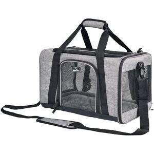 wakytu Transporteur, Sac de Transport pour Chats et Chiens, Transporteur Pliable pour Animaux de Compagnie, Sac à Porter pour Chien/Chat, Boîte de Transport pour Voiture, Gris - Publicité wakytu Transporteur, Sac de Transport pour Chats et Chiens, Transporteur Pliable pour Animaux de Compagnie, Sac à Porter pour Chien/Chat, Boîte de Transport pour Voiture, Gris - Publicité