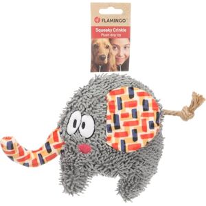 Jouet pour chiens Flamingo Saffia - peluche et corde, éléphant - Publicité Jouet pour chiens Flamingo Saffia - peluche et corde, éléphant - Publicité