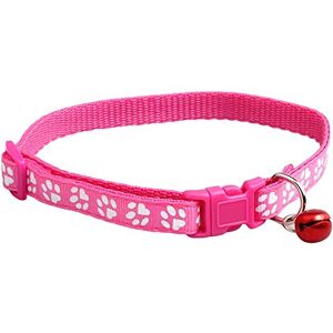 U-M Collier d'identification réglable avec clochette pour chien et chat Motif pattes de chat - Publicité U-M Collier d'identification réglable avec clochette pour chien et chat Motif pattes de chat - Publicité