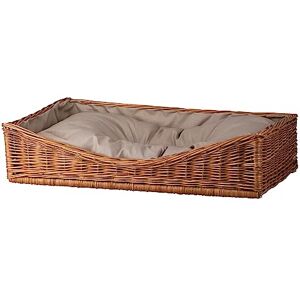 e-wicker24 Alles aus Weide e-wicker24 Panier en Osier pour Chien rectangulaire doublée avec Coussin,Corbeille Chien Naturel_Beige - Publicité e-wicker24 Alles aus Weide e-wicker24 Panier en Osier pour Chien rectangulaire doublée avec Coussin,Corbeille Chien Naturel_Beige - Publicité