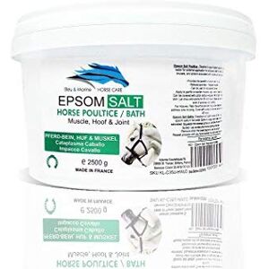 bleu & marine Bretania Sel d'Epsom pour Chevaux 2,5 kg Apport Riche en Magnésium Usages Multiples: Cataplasme, Bain, Enveloppement Soulagement Musculaire Absorption Toxines Economique - Publicité bleu & marine Bretania Sel d'Epsom pour Chevaux 2,5 kg Apport Riche en Magnésium Usages Multiples: Cataplasme, Bain, Enveloppement Soulagement Musculaire Absorption Toxines Economique - Publicité