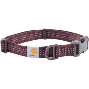 Carhartt Collier pour chien en nylon entièrement réglable avec boucle à dégagement latéral durable, vin foncé, taille L - Publicité Carhartt Collier pour chien en nylon entièrement réglable avec boucle à dégagement latéral durable, vin foncé, taille L - Publicité
