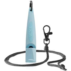 ACME Sifflet pour chien n° 210,5 (mise à jour 2023) avec bande de sifflet gratuite en noir mat Alpha Idéal pour le rappel Grande portée Norme de fréquence (Baby Blue) - Publicité ACME Sifflet pour chien n° 210,5 (mise à jour 2023) avec bande de sifflet gratuite en noir mat Alpha Idéal pour le rappel Grande portée Norme de fréquence (Baby Blue) - Publicité
