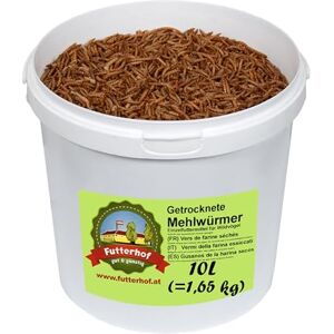 Futterhof vers de Farine Séchés Seau de 10 L (= 1,65 kg), Premium Qualité - Publicité Futterhof vers de Farine Séchés Seau de 10 L (= 1,65 kg), Premium Qualité - Publicité