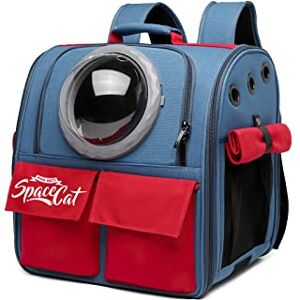 Galatée Sac à Dos pour Chat, Sac à Dos pour Animaux De Compagnie à Capsule Spatiale Ventilée, Transporteur De Sac à Dos De Voyage pour Petits Chiens(Bleu) - Publicité Galatée Sac à Dos pour Chat, Sac à Dos pour Animaux De Compagnie à Capsule Spatiale Ventilée, Transporteur De Sac à Dos De Voyage pour Petits Chiens(Bleu) - Publicité