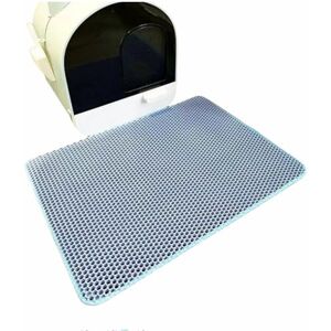 Xisnuient Tapis Pour LitièRe De Chat Tapis De LitièRe Pour Chat ImperméAble Et Facile à Nettoyer Capture Efficace De La LitièRe En Design Nid D'Abeille PréFéRé Par Les Amoureux Des Chats (30x30 cm,Bleu) - Publicité Xisnuient Tapis Pour LitièRe De Chat Tapis De LitièRe Pour Chat ImperméAble Et Facile à Nettoyer Capture Efficace De La LitièRe En Design Nid D'Abeille PréFéRé Par Les Amoureux Des Chats (30x30 cm,Bleu) - Publicité