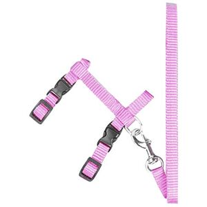 CUSROS Corde De Traction De Chien De Chat, Sangle De Poitrine Réglable, Laisse De Harnais De Marche De Chaton De Chat, Contrôle Facile pour La Marche en Plein Air Rose - Publicité CUSROS Corde De Traction De Chien De Chat, Sangle De Poitrine Réglable, Laisse De Harnais De Marche De Chaton De Chat, Contrôle Facile pour La Marche en Plein Air Rose - Publicité