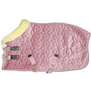 Kentucky Horsewear Show Rug Velvet Couverture de tournoi 130 cm Couleur : vieille rose - Publicité