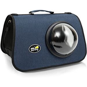 PETCUTE Sac de Transport pour Chat,Pliable,Sac Transport Chat Chien Portable avec Trou Respirant, Stable Sac de Transport pour Animaux de Compagnie,Jusqu'à 6kg,Airline Approuvé,Bleu Marine - Publicité PETCUTE Sac de Transport pour Chat,Pliable,Sac Transport Chat Chien Portable avec Trou Respirant, Stable Sac de Transport pour Animaux de Compagnie,Jusqu'à 6kg,Airline Approuvé,Bleu Marine - Publicité