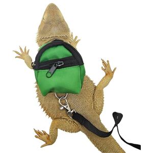 MiOYOOW Harnais et Laisse pour Reptiles, Harnais en Sac à Dos Réglable pour Lézard, Laisse de 1,6m pour la Marche Photo en Extérieur des Reptiles, Tortue, Hamster - Publicité MiOYOOW Harnais et Laisse pour Reptiles, Harnais en Sac à Dos Réglable pour Lézard, Laisse de 1,6m pour la Marche Photo en Extérieur des Reptiles, Tortue, Hamster - Publicité