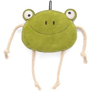 Fuzzl Jouet Lily la Grenouille en Cuir Naturel pour Chien Jouet à Mâcher Résistant Vert - Publicité Fuzzl Jouet Lily la Grenouille en Cuir Naturel pour Chien Jouet à Mâcher Résistant Vert - Publicité