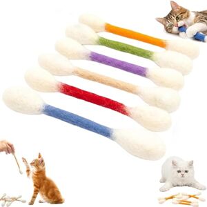 GUUTHQOR Coton Tige Xl Jouet Chat,Cotton Swabs Cat Toys With Catnip,Durable Big Kitten Chew Dental Teething Ropes,Giant Interactive Felt Kitty Kicker Toy Sticks For Boredom, Exercise, Anxiety (colorful) - Publicité GUUTHQOR Coton Tige Xl Jouet Chat,Cotton Swabs Cat Toys With Catnip,Durable Big Kitten Chew Dental Teething Ropes,Giant Interactive Felt Kitty Kicker Toy Sticks For Boredom, Exercise, Anxiety (colorful) - Publicité