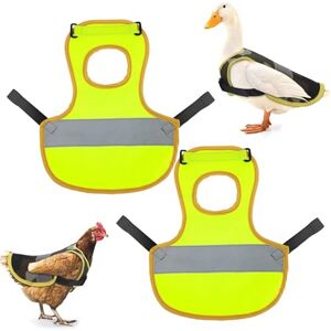 YouXiaor Harnais de Poulet Poule, 2Pcs Gilet de Poulet Harnais Réfléchissant pour Animaux de Compagnie Tablier de Poule Gilet de Canard de Poulet Vestes de Poulet Gilet Réfléchissant pour Poulet - Publicité YouXiaor Harnais de Poulet Poule, 2Pcs Gilet de Poulet Harnais Réfléchissant pour Animaux de Compagnie Tablier de Poule Gilet de Canard de Poulet Vestes de Poulet Gilet Réfléchissant pour Poulet - Publicité