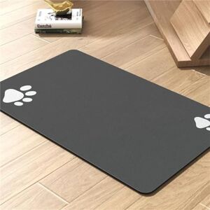 Xisnuient Tapis Gamelle Chien Tapis De Nourriture pour Chien Mat Nourriture pour Animaux De Compagnie pour Chiens Et Chats Pad Gamelle en Silicone ImperméAble Et AntidéRapant Pet (30x40 cm,Noir) - Publicité Xisnuient Tapis Gamelle Chien Tapis De Nourriture pour Chien Mat Nourriture pour Animaux De Compagnie pour Chiens Et Chats Pad Gamelle en Silicone ImperméAble Et AntidéRapant Pet (30x40 cm,Noir) - Publicité