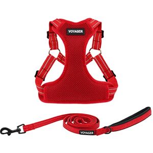 Best Pet Supplies Voyager Ensemble Harnais réglable pour Chien avec Bandes réfléchissantes pour la Marche, Gilet intégral Anti-Traction avec Anneau en D pour Laisse, Respirant par Toutes Saisons, - Publicité Best Pet Supplies Voyager Ensemble Harnais réglable pour Chien avec Bandes réfléchissantes pour la Marche, Gilet intégral Anti-Traction avec Anneau en D pour Laisse, Respirant par Toutes Saisons, - Publicité