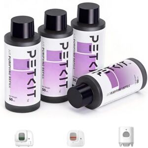 PETKIT Recharges Purifiantes pour éliminer Les Odeurs, pour PuraX PuraMax 2 Litière Autonettoyante pour Chats,4 flacons - Publicité PETKIT Recharges Purifiantes pour éliminer Les Odeurs, pour PuraX PuraMax 2 Litière Autonettoyante pour Chats,4 flacons - Publicité