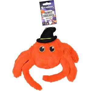 FLAMINGO Halloween Jouet Amina Araignée Orange 35x10x16cm avec couinement et Bruit de craquement - Publicité FLAMINGO Halloween Jouet Amina Araignée Orange 35x10x16cm avec couinement et Bruit de craquement - Publicité