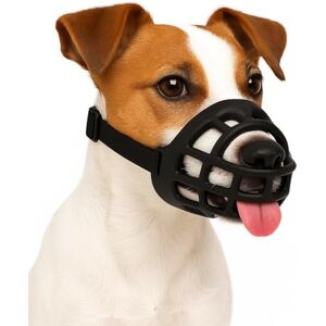 FLAMINGO Museliere pour Chiens – Muzzle Benzo Noir – Taille S – Silicone Souple – Sangles Réglables – Sécurité et Confort - Publicité FLAMINGO Museliere pour Chiens – Muzzle Benzo Noir – Taille S – Silicone Souple – Sangles Réglables – Sécurité et Confort - Publicité