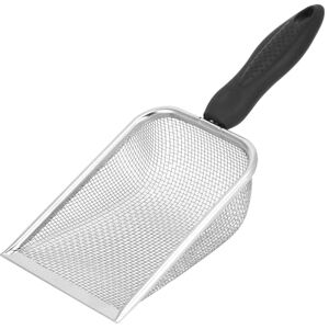 QWORK ® Petite Pelle à litière pour Chats, Hamsters, Oiseaux, Reptiles Tamis à Sable en Acier Inoxydable Maille 2 x 2 mm - Publicité QWORK ® Petite Pelle à litière pour Chats, Hamsters, Oiseaux, Reptiles Tamis à Sable en Acier Inoxydable Maille 2 x 2 mm - Publicité