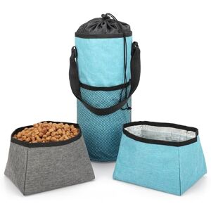 BELLE VOUS Sac de Voyage pour Chien avec Gamelles Eau et Nourriture Sac a Friandise et Accessoires Pochette avec Gamelle Pliable Accessoire pour Voyages et Dressage - Publicité BELLE VOUS Sac de Voyage pour Chien avec Gamelles Eau et Nourriture Sac a Friandise et Accessoires Pochette avec Gamelle Pliable Accessoire pour Voyages et Dressage - Publicité