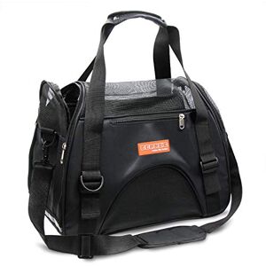 GOMMLE Transporteur de Voyage pour Animaux de Compagnie, pour Chat et Chien, Côté Souple, Portable, avec Fermeture éclair, Pliable, pour Chiot, Chaton (S 44x22x28 CM for Max 3KG Pet, Noir) - Publicité GOMMLE Transporteur de Voyage pour Animaux de Compagnie, pour Chat et Chien, Côté Souple, Portable, avec Fermeture éclair, Pliable, pour Chiot, Chaton (S 44x22x28 CM for Max 3KG Pet, Noir) - Publicité