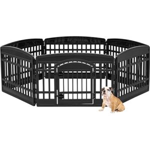 Enclos pour animaux Iris Ohyama - Modèle H60cm - Noir - Porte avec verrou sécurisé - Intérieur/Extérieur - Publicité Enclos pour animaux Iris Ohyama - Modèle H60cm - Noir - Porte avec verrou sécurisé - Intérieur/Extérieur - Publicité