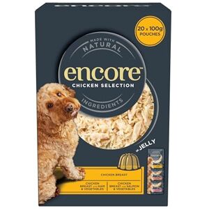Nourriture pour chiens Encore - Collection de luxe en sachet de gelée - 4x (5x100g) - Publicité Nourriture pour chiens Encore - Collection de luxe en sachet de gelée - 4x (5x100g) - Publicité