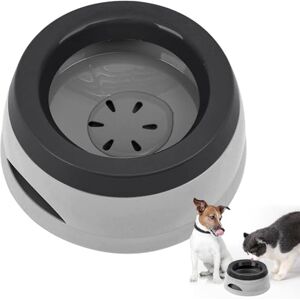 Qianyou 750ML Gamelle Anti Glouton, Accessoire Chien Chat de Base en Plastique en Voyage, Anti Débordement, Eclaboussure Goutte Amovible Portable Distributeur Eau pour Pet Lapin Chiens, Gris - Publicité Qianyou 750ML Gamelle Anti Glouton, Accessoire Chien Chat de Base en Plastique en Voyage, Anti Débordement, Eclaboussure Goutte Amovible Portable Distributeur Eau pour Pet Lapin Chiens, Gris - Publicité