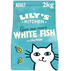 Lily's Kitchen Lily’s Kitchen Fabriqué à partir d’ingrédients naturels Aliments secs pour chats adultes Poisson blanc et saumon Recette sans céréales 2 kg - Publicité Lily's Kitchen Lily’s Kitchen Fabriqué à partir d’ingrédients naturels Aliments secs pour chats adultes Poisson blanc et saumon Recette sans céréales 2 kg - Publicité