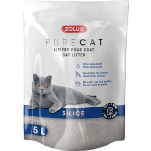 Zolux Litière silice Nature Purecat 5 litres - Publicité Zolux Litière silice Nature Purecat 5 litres - Publicité