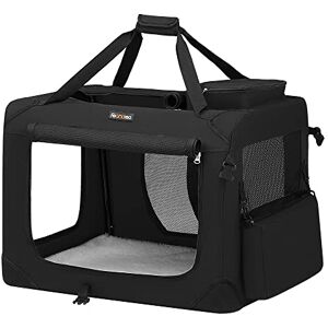 Feandrea Sac Transport Chat Chien, Caisse Pliable Animaux de Companie, Taille L, Tissu Oxford, Filet, Respirant, Portable, Cadre en Métal, avec Poignées et Pochettes, 70 x 52 x 52 cm, Noir - Publicité Feandrea Sac Transport Chat Chien, Caisse Pliable Animaux de Companie, Taille L, Tissu Oxford, Filet, Respirant, Portable, Cadre en Métal, avec Poignées et Pochettes, 70 x 52 x 52 cm, Noir - Publicité
