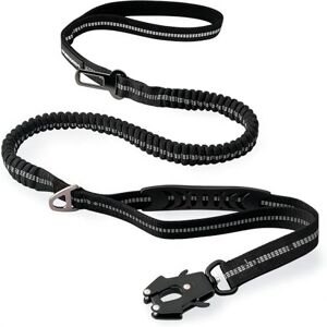 VAANNQOUU Laisse Tactique Robuste pour Chien avec Mousqueton à dégagement Rapide et Fils hautement réfléchissants, 1,2 à 1,8 m pour Chiens de Taille Moyenne et Grande (Noir) - Publicité VAANNQOUU Laisse Tactique Robuste pour Chien avec Mousqueton à dégagement Rapide et Fils hautement réfléchissants, 1,2 à 1,8 m pour Chiens de Taille Moyenne et Grande (Noir) - Publicité