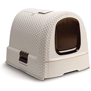 Curver Maison de Toilette pour Chat Bac à Litière Fermé Compartiment Inférieur Amovible pour Un Nettoyage Facile Pelle à Litière et Tapis de Sol Inclus Dimensions : 51 x 39 x 40 cm Ivoire - Publicité Curver Maison de Toilette pour Chat Bac à Litière Fermé Compartiment Inférieur Amovible pour Un Nettoyage Facile Pelle à Litière et Tapis de Sol Inclus Dimensions : 51 x 39 x 40 cm Ivoire - Publicité